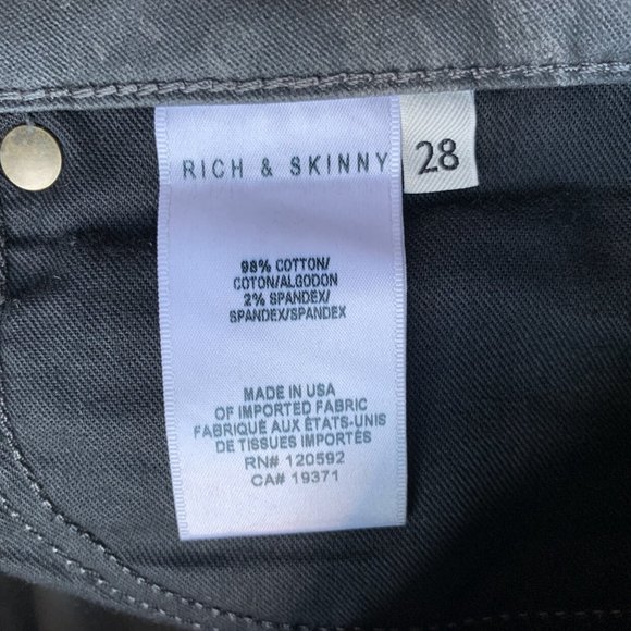 Rich & Skinny Wax Denim Pants - Picture 5 of 13